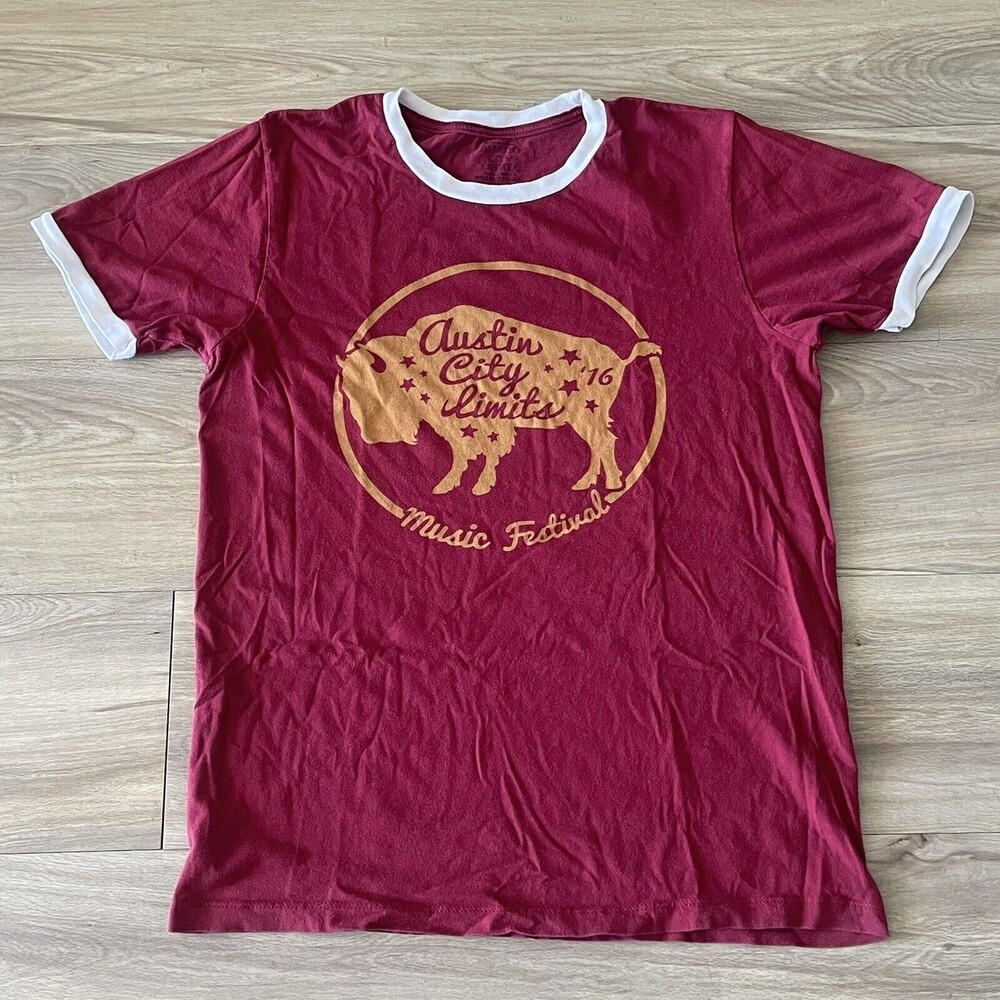 Austin City Limits Shirt Womens Small Red 2016